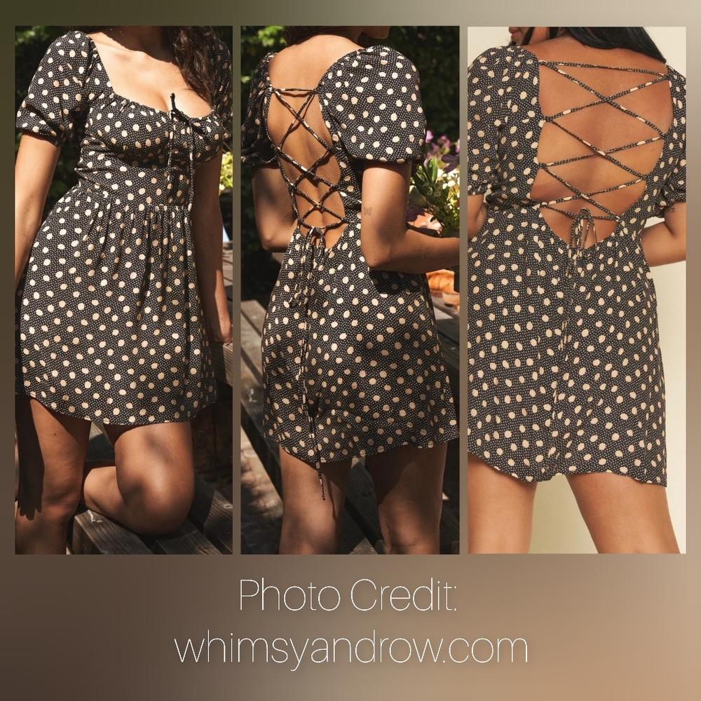 Whimsy + Row XL Dena Dress in "Dot"